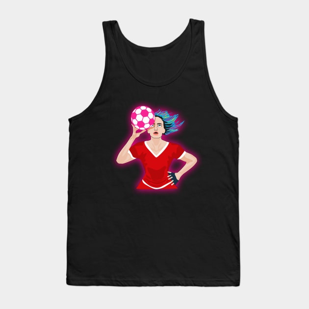 Women Football Tank Top by Womens Art Store